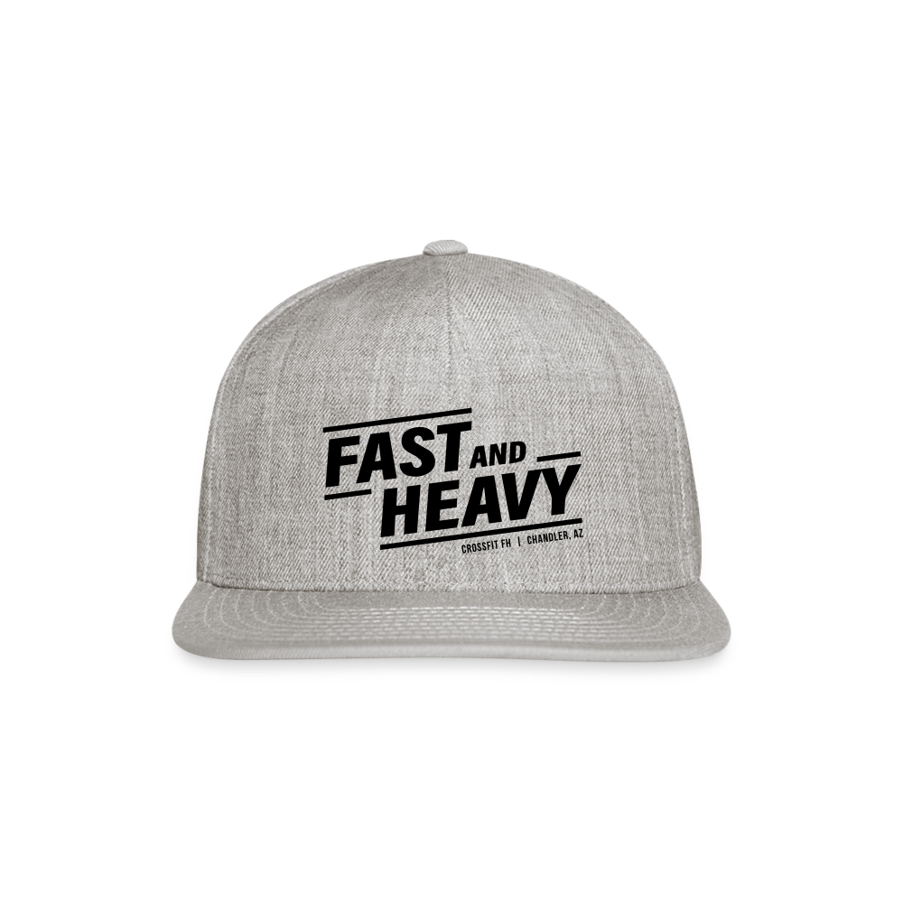 FH Slant Snapback Cap - heather gray