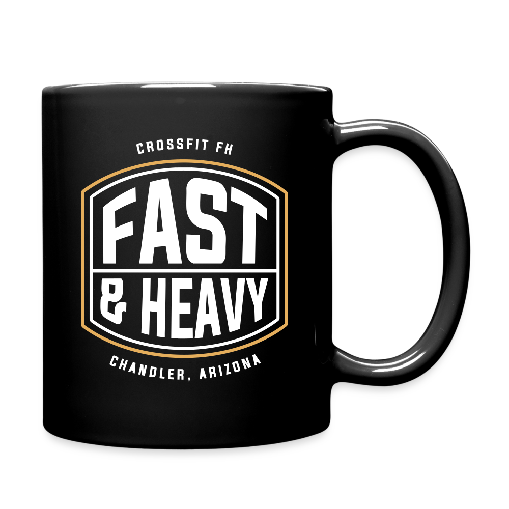 Fast and Heavy Bar Sign Mug - black