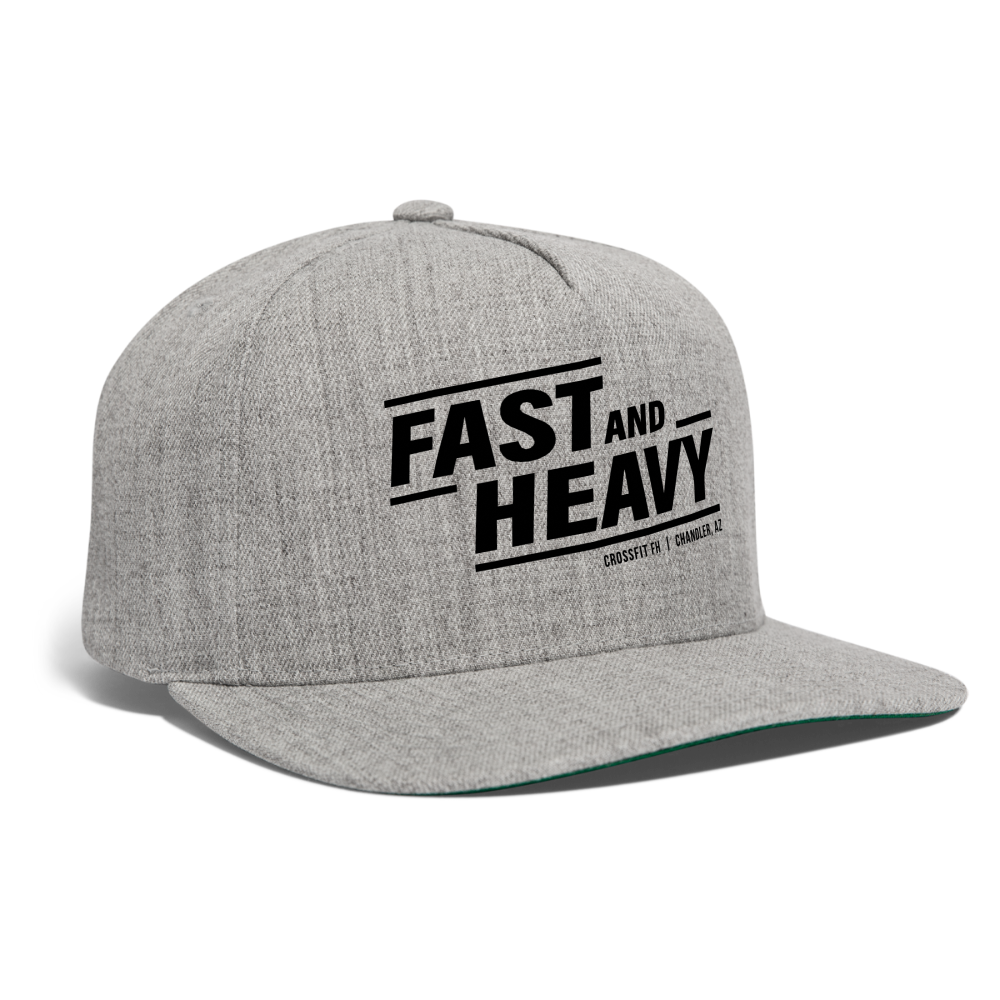 FH Slant Snapback Cap - heather gray