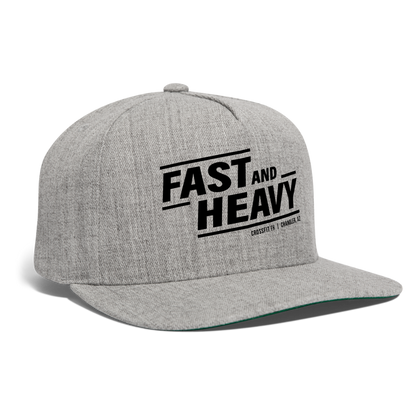 FH Slant Snapback Cap - heather gray